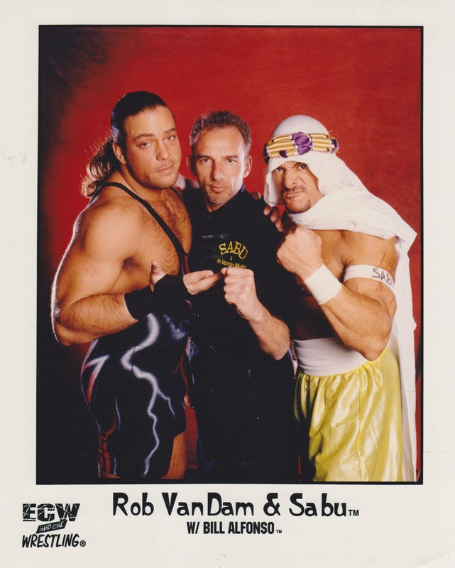 Rob Van Dam & Sabu With Bill Alfonso PW Catalog
