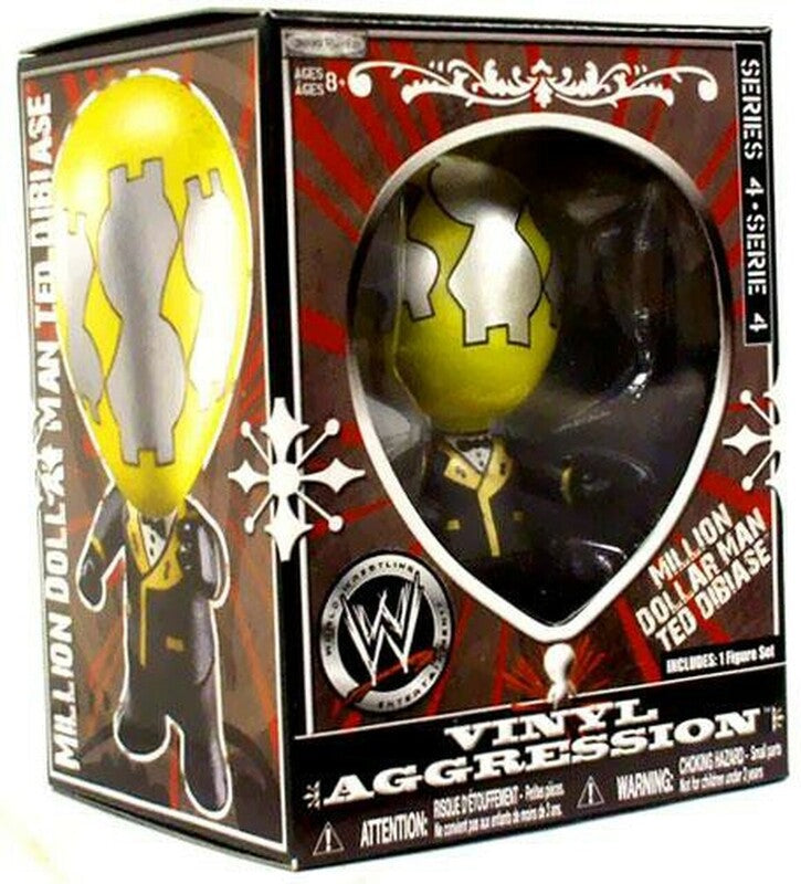 WWE Jakks Pacific Vinyl Aggression 4 "Million Dollar Man" Ted Dibiase Action & Toy Figures PWcatalog
