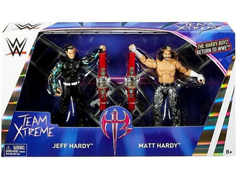 WWE Mattel Epic Moments Team Xtreme: Jeff Hardy & Matt Hardy Action & Toy Figures PWcatalog