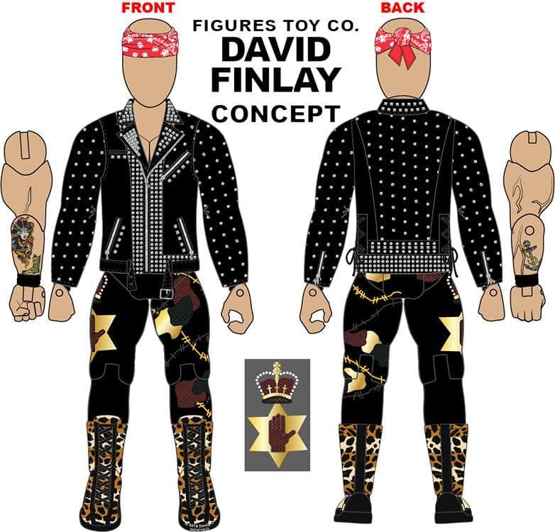 FTC Rising Stars of Wrestling David Finlay Action & Toy Figures PWcatalog