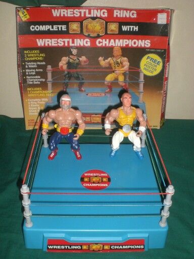 Madison Ltd. Wrestling Champions Wrestling Rings & Playsets: Wrestling Ring Complete With Wrestling Champions Action & Toy Figures PWcatalog