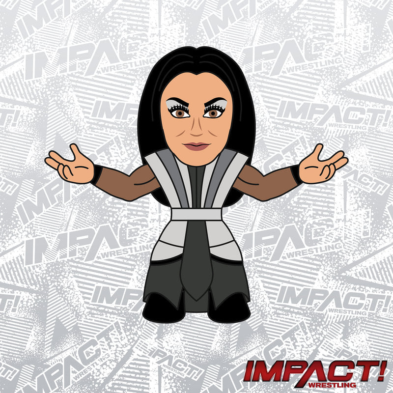 TNA/Impact Wrestling Pro Wrestling Tees Impact! Wrestling Exclusive Micro Brawlers 3 Deonna Purrazzo Action & Toy Figures PWcatalog