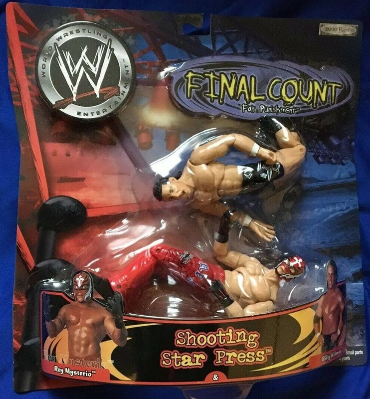 2002 WWE Jakks Pacific Final Count Series 7 "Shooting Star Press": Rey Mysterio & Billy Kidman Action & Toy Figures PWcatalog