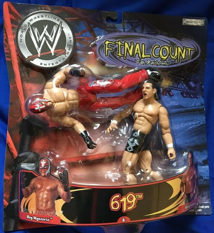 2002 WWE Jakks Pacific Final Count Series 7 "619": Rey Mysterio & Billy Kidman Action & Toy Figures PWcatalog