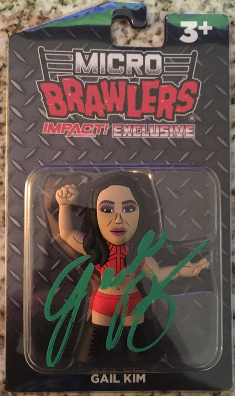 TNA/Impact Wrestling Pro Wrestling Tees Impact! Wrestling Exclusive Micro Brawlers 3 Gail Kim Action & Toy Figures PWcatalog