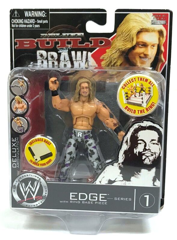 WWE Jakks Pacific Deluxe Build 'N' Brawl 1 Edge Action & Toy Figures PWcatalog