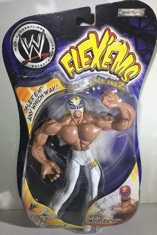 WWE Jakks Pacific Flex 'Ems 12 Rey Mysterio Action & Toy Figures PWcatalog