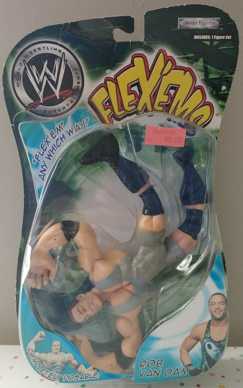WWE Jakks Pacific Flex 'Ems 13 Rob Van Dam Action & Toy Figures PWcatalog