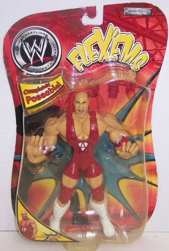 WWE Jakks Pacific Flex 'Ems 1 Kurt Angle Action & Toy Figures PWcatalog