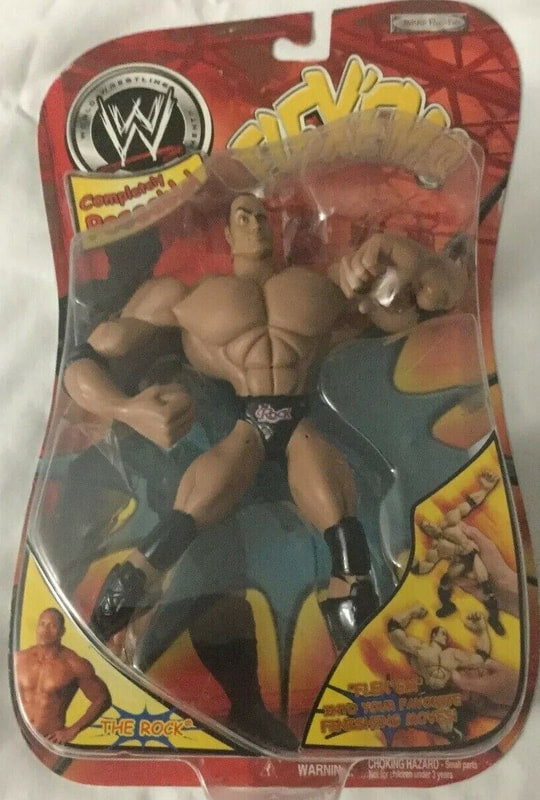 WWE Jakks Pacific Flex 'Ems 1 The Rock Action & Toy Figures PWcatalog