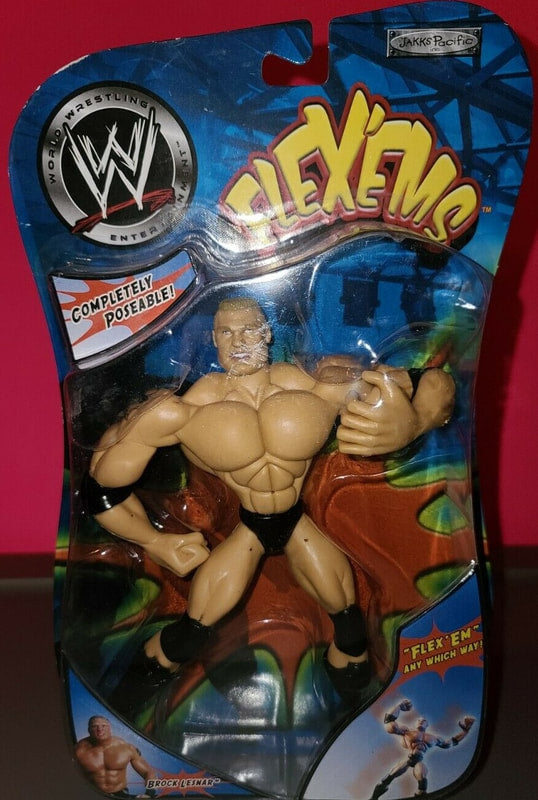 WWE Jakks Pacific Flex 'Ems 2 Brock Lesnar Action & Toy Figures PWcatalog