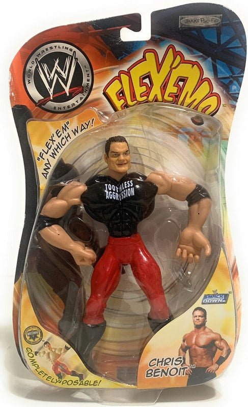 WWE Jakks Pacific Flex 'Ems 5 Chris Benoit Action & Toy Figures PWcatalog