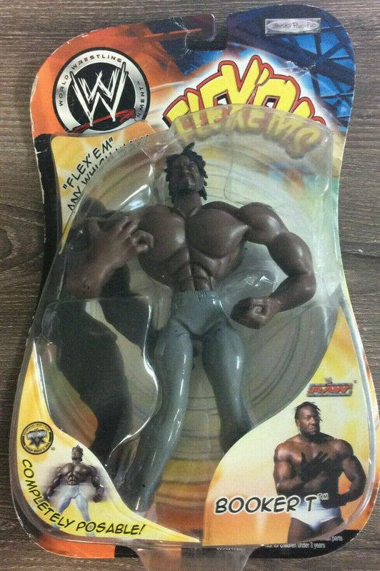 WWE Jakks Pacific Flex 'Ems 5 Booker T Action & Toy Figures PWcatalog