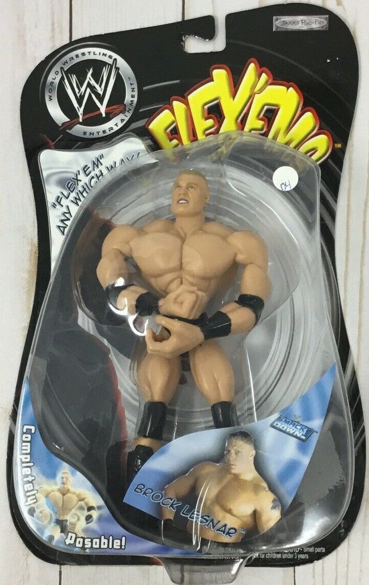 WWE Jakks Pacific Flex 'Ems 6 Brock Lesnar Action & Toy Figures PWcatalog