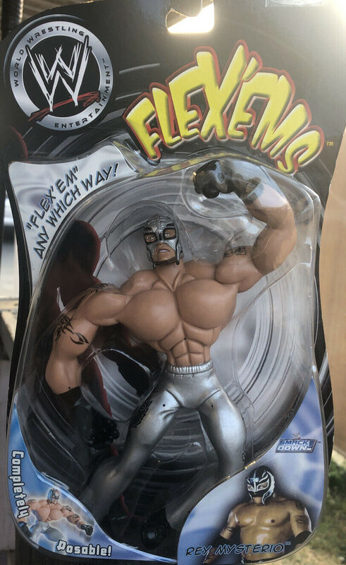 WWE Jakks Pacific Flex 'Ems 6 Rey Mysterio Action & Toy Figures PWcatalog