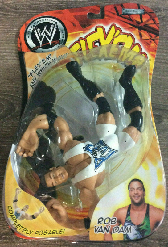 WWE Jakks Pacific Flex 'Ems 9 Rob Van Dam Action & Toy Figures PWcatalog