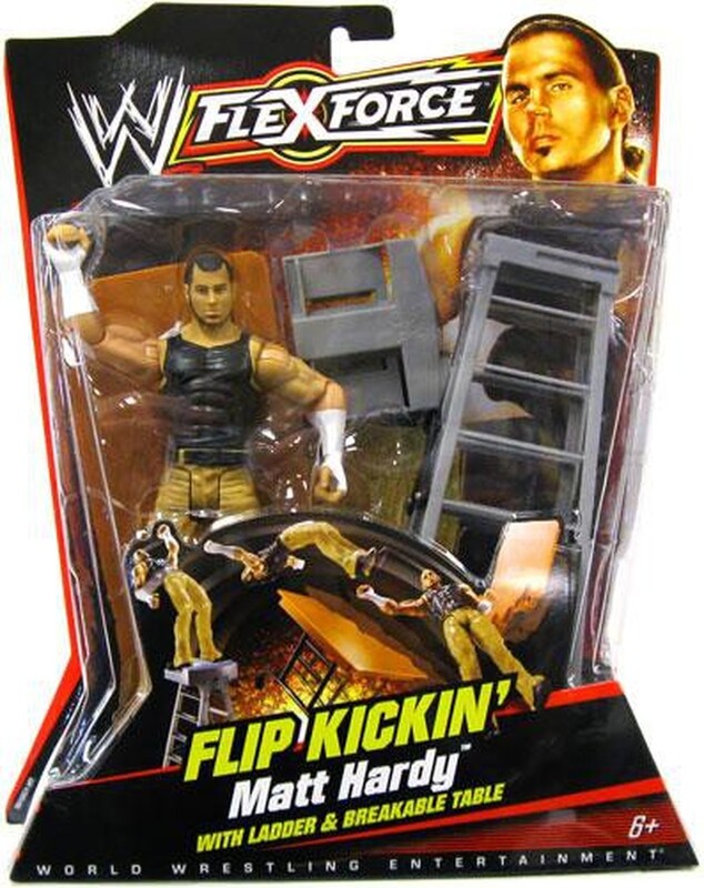 WWE Mattel Flex Force Deluxe Flip Kickin' Matt Hardy Action & Toy Figures PWcatalog