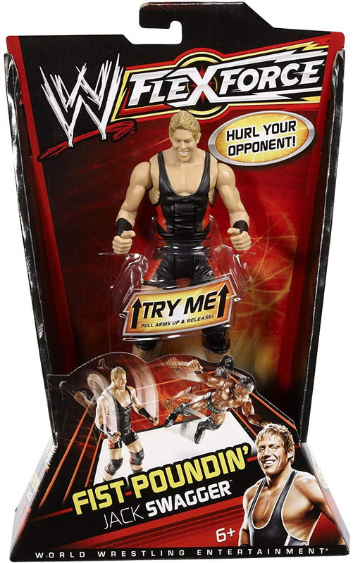WWE Mattel Flex Force 2 Fist Poundin' Jack Swagger Action & Toy Figures PWcatalog