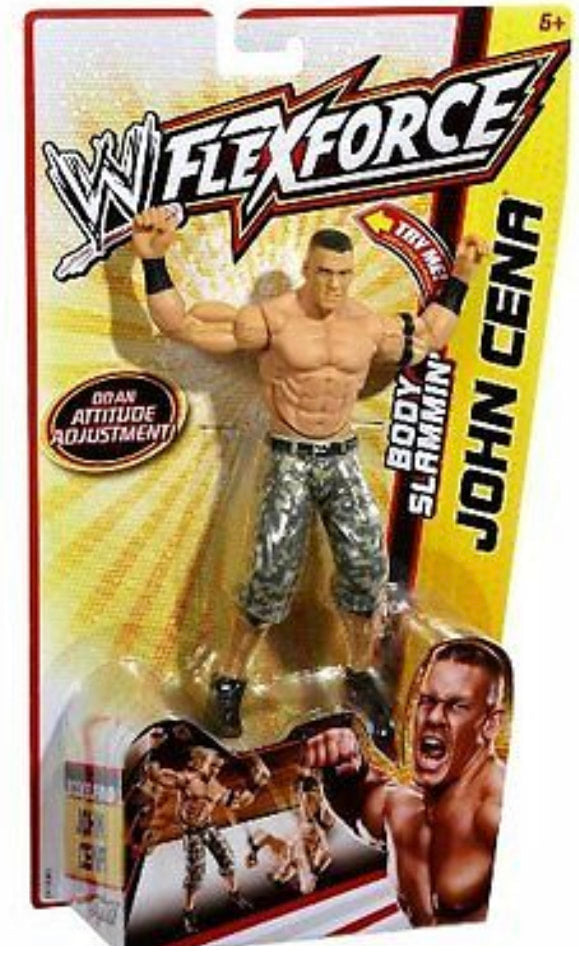 WWE Mattel Flex Force 3 Body Slammin' John Cena Action & Toy Figures PWcatalog
