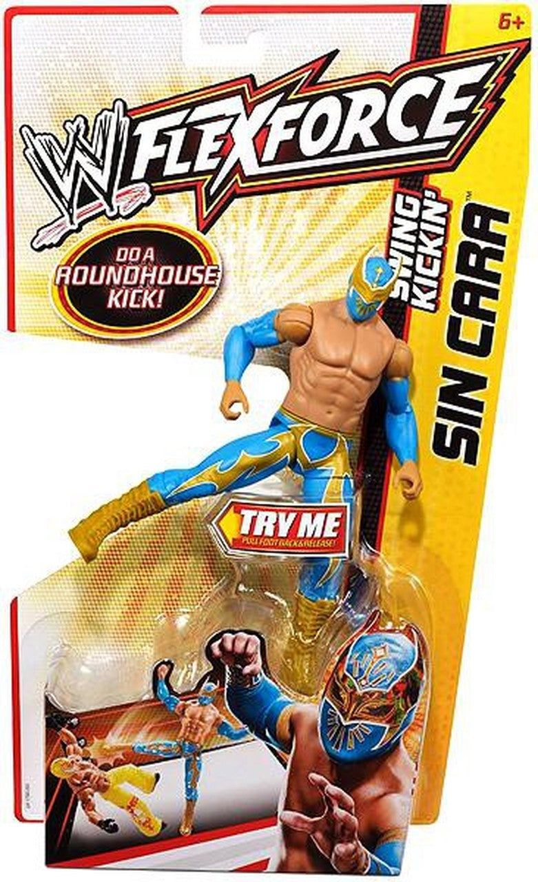 WWE Mattel Flex Force 3 Swing Kickin' Sin Cara Action & Toy Figures PWcatalog