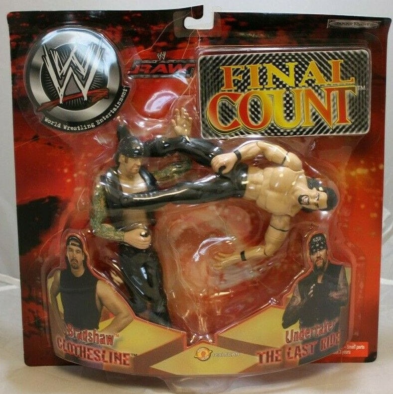 2002 WWE Jakks Pacific Final Count Series 5 "Clothesline/The Last Ride": Bradshaw & Undertaker Action & Toy Figures PWcatalog
