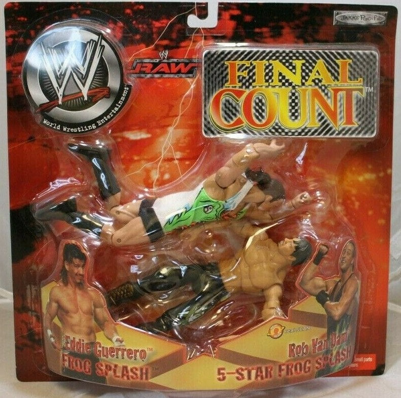 2002 WWE Jakks Pacific Final Count Series 5 "Frog Splash/5-Star Frog Splash": Eddie Guerrero & Rob Van Dam Action & Toy Figures PWcatalog