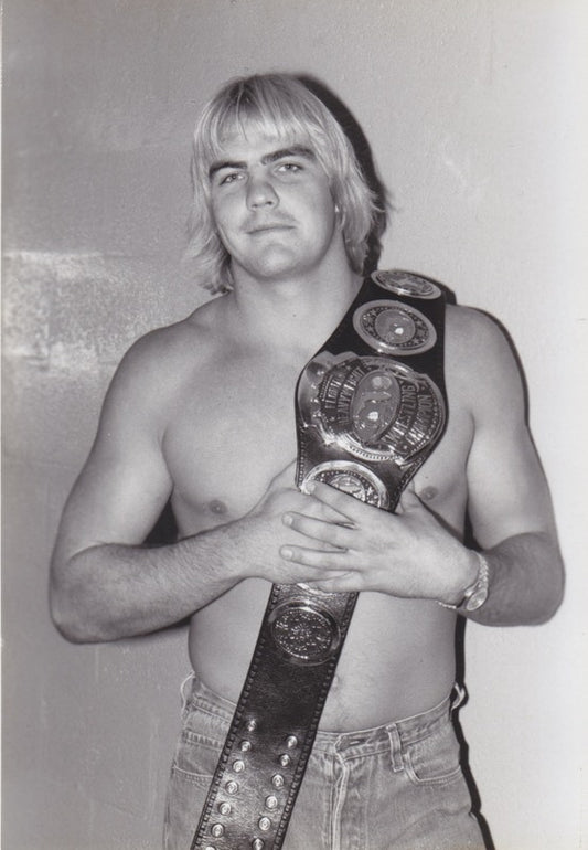 1986 NWA CWF Florida Heavyweight Champion Barry Windham Vintage 5x7 Promo Photo