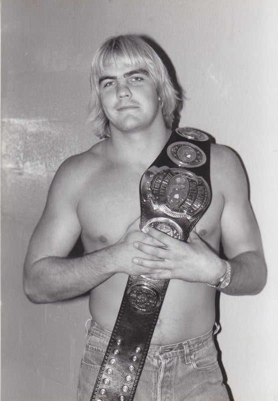 1986 NWA CWF Florida Heavyweight Champion Barry Windham vintage 5x7 Promo Photo PWcatalog