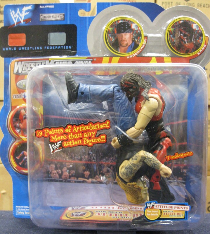 2001 WWF Jakks Pacific Finishing Moves Series 2 "Tombstone": Kane & Undertaker Action & Toy Figures PWcatalog