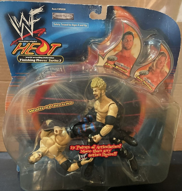 2001 WWF Jakks Pacific Finishing Moves Series 3 "Walls of Jericho": Chris Jericho & Chris Benoit Action & Toy Figures PWcatalog