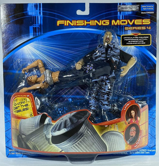 2001 WWF Jakks Pacific Finishing Moves Series 4 "D-Von! Get the Tables": Bubba Ray Dudley & Lita Action & Toy Figures PWcatalog