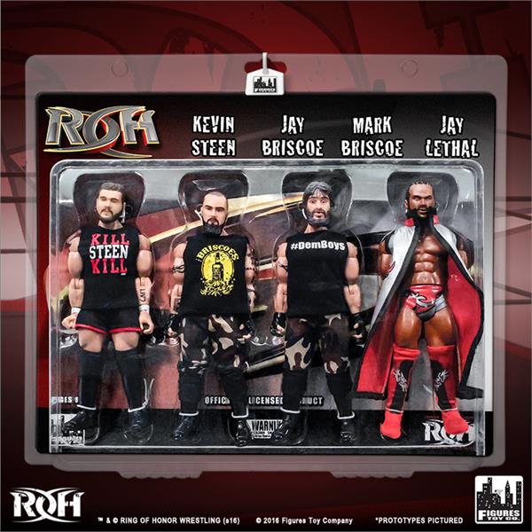 ROH FTC Multipack: Kevin Steen, Jay Briscoe, Mark Briscoe & Jay Lethal Action & Toy Figures PWcatalog