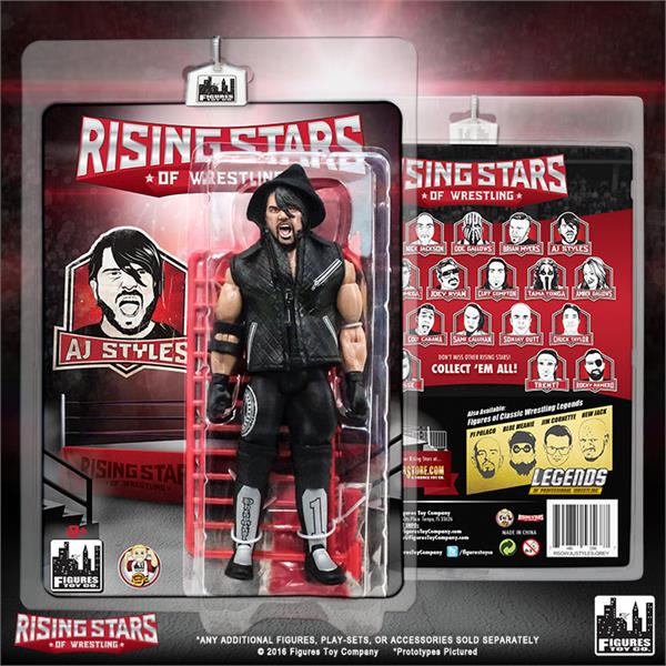FTC Rising Stars of Wrestling AJ Styles Action & Toy Figures PWcatalog
