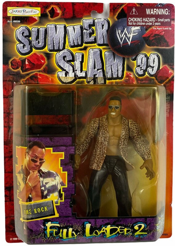 1999 WWF Jakks Pacific Fully Loaded Series 2 The Rock Action & Toy Figures PWcatalog