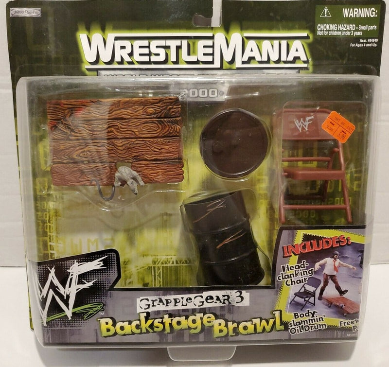 1999 WWF Jakks Pacific Grapple Gear Series 3: Backstage Brawl Action & Toy Figures PWcatalog
