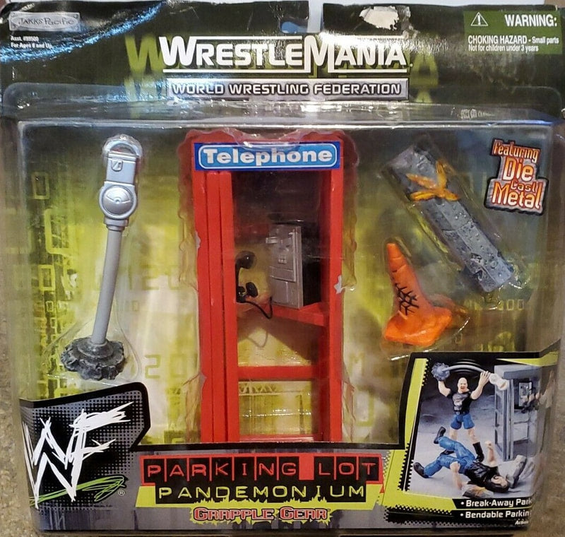 2000 WWF Jakks Pacific Grapple Gear Series 4: Parking Lot Pandemonium Action & Toy Figures PWcatalog