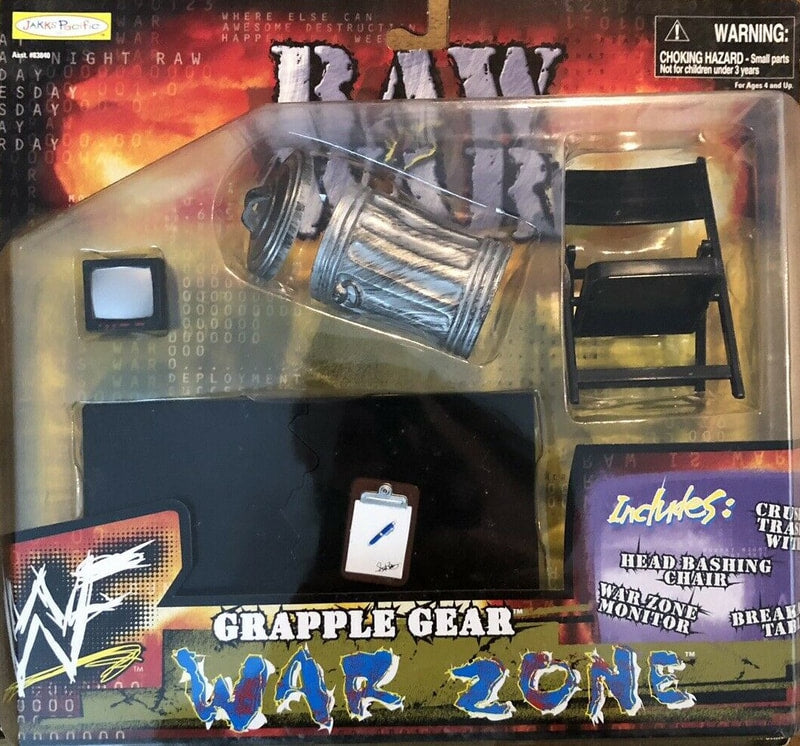 1999 WWF Jakks Pacific Grapple Gear Raw Is War: War Zone Action & Toy Figures PWcatalog