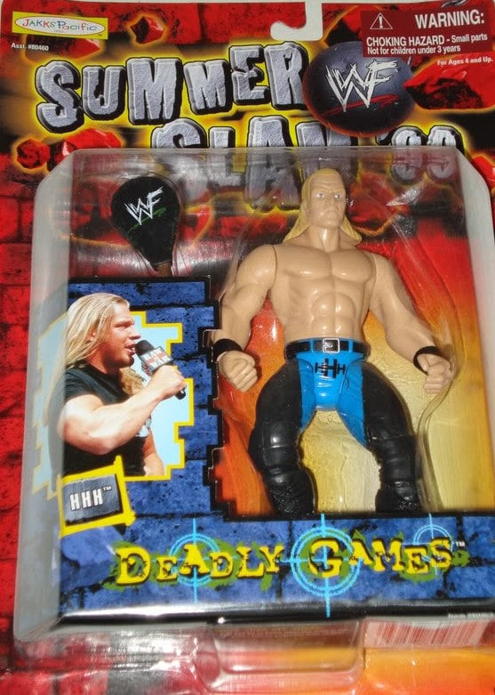 1999 WWF Jakks Pacific SummerSlam '99 "Deadly Games" HHH Action & Toy Figures PWcatalog