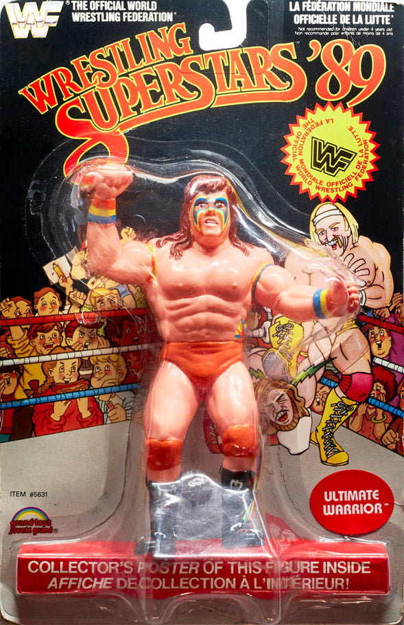 WWF LJN Wrestling Superstars 6 Ultimate Warrior Action & Toy Figures PWcatalog