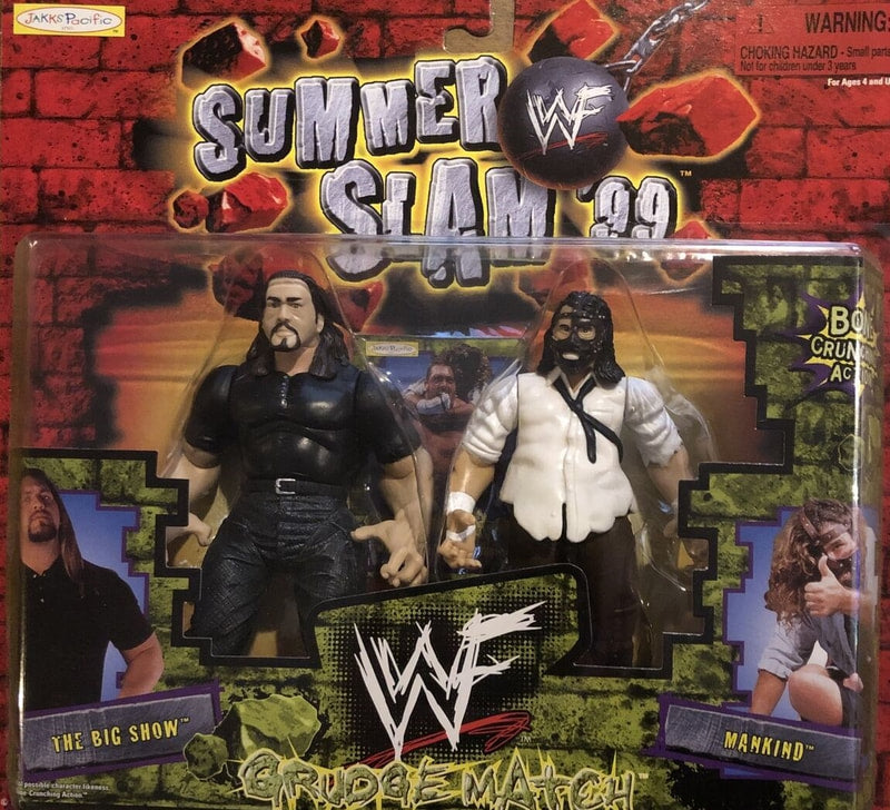1999 WWF Jakks Pacific Grudge Match: The Big Show vs. Mankind Action & Toy Figures PWcatalog