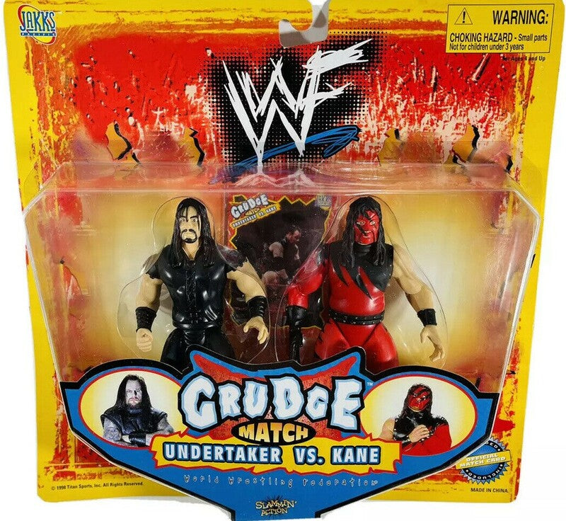 1998 WWF Jakks Pacific Grudge Match: Undertaker vs. Kane Action & Toy Figures PWcatalog