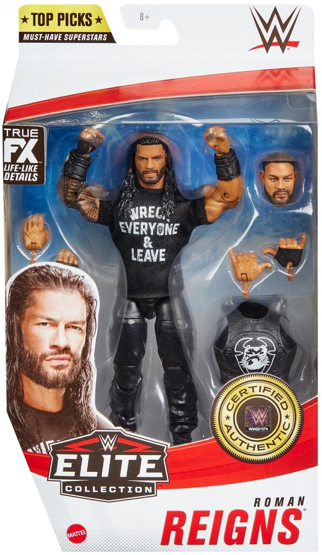 WWE Mattel Top Picks 2021 Roman Reigns Action & Toy Figures PWcatalog