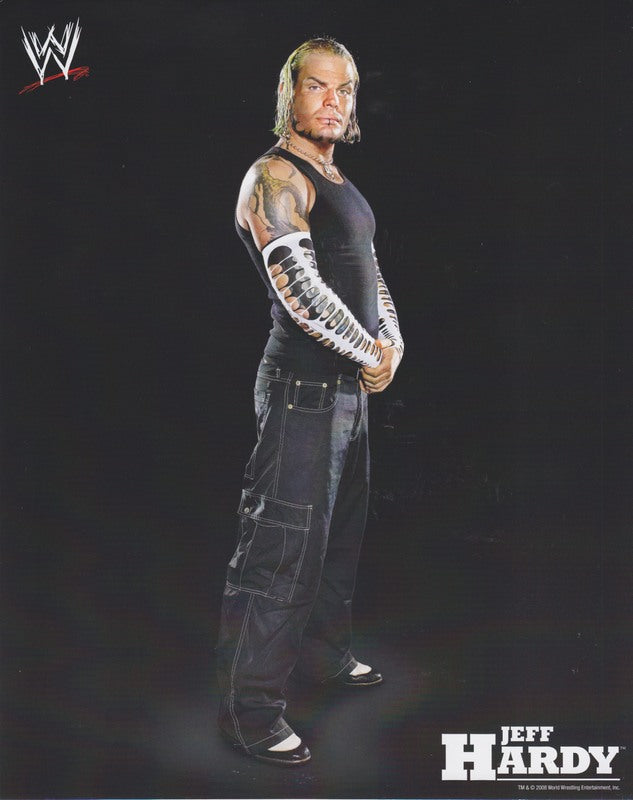 2008 Jeff Hardy WWE Promo Photo PW Catalog