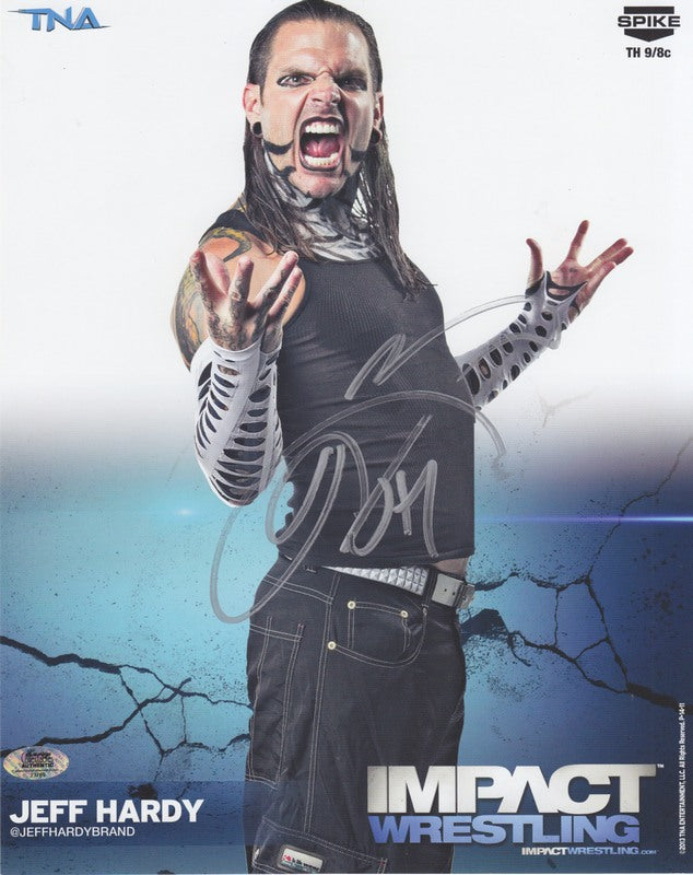2013 IMPACT Jeff Hardy (signed) P-14-11 PW Catalog