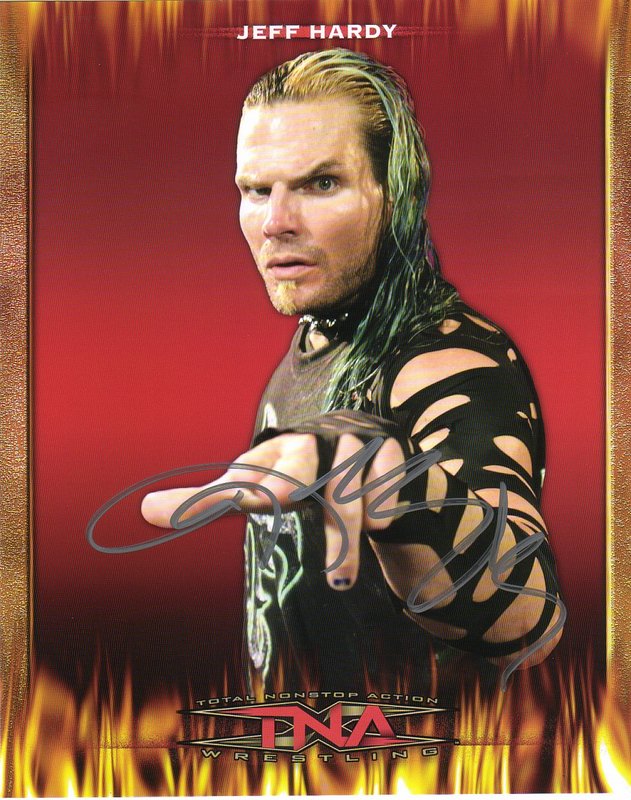 2006 TNA Jeff Hardy (signed) PW Catalog