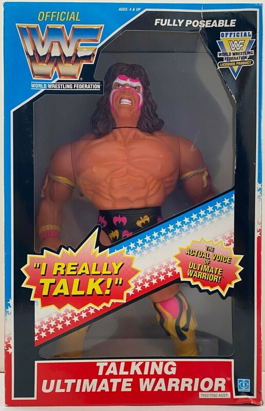 WWF Hasbro 12" Talking Talking Ultimate Warrior Action & Toy Figures PWcatalog