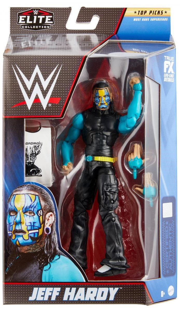 WWE Mattel Top Picks 2022 Jeff Hardy Action & Toy Figures PWcatalog