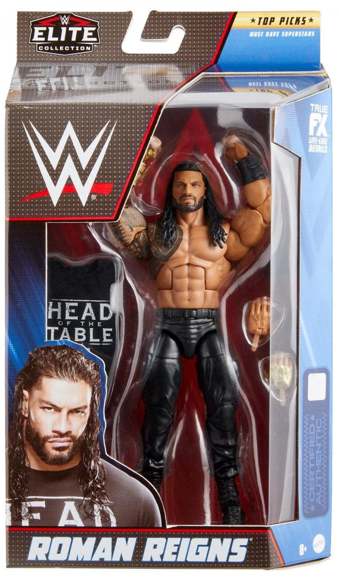 WWE Mattel Top Picks 2022 Roman Reigns Action & Toy Figures PWcatalog