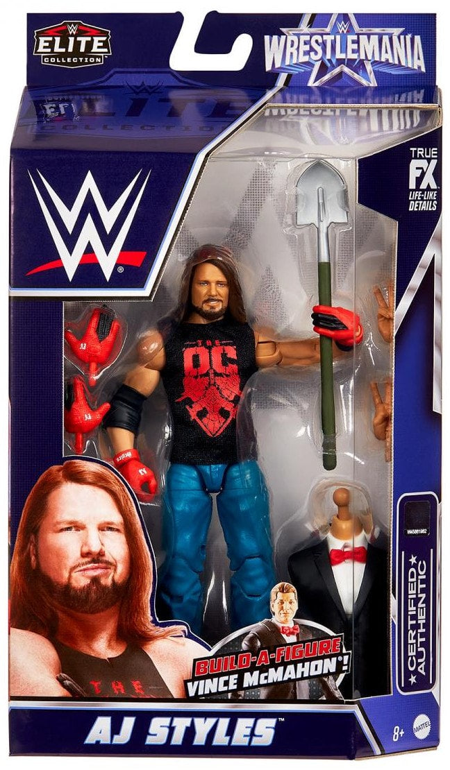 WWE Mattel WrestleMania 38 AJ Styles Action & Toy Figures PWcatalog