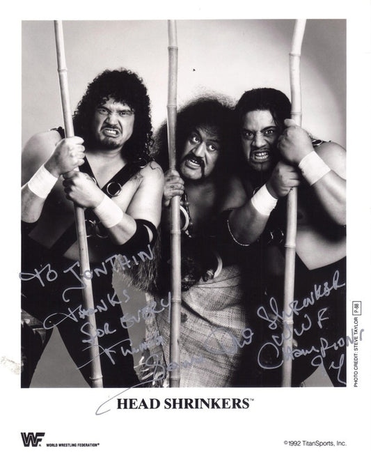 1992 Head Shrinkers P088 (Signed) b/w